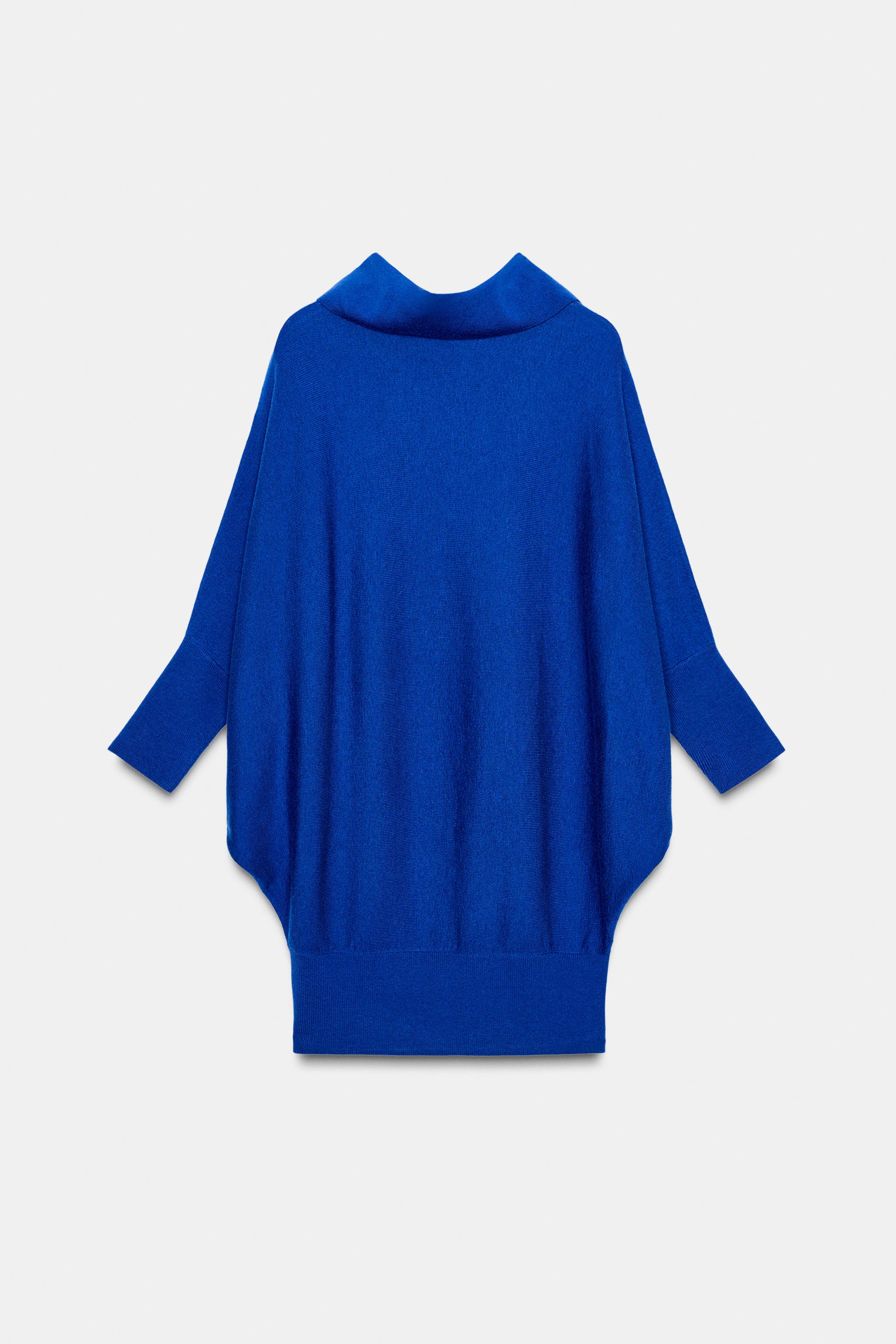 LONG BATWING SLEEVE KNIT JUMPER